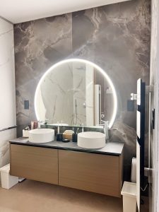 Rénovation loft salle de bain et salle d'eau en marbre saint Julien les Metz