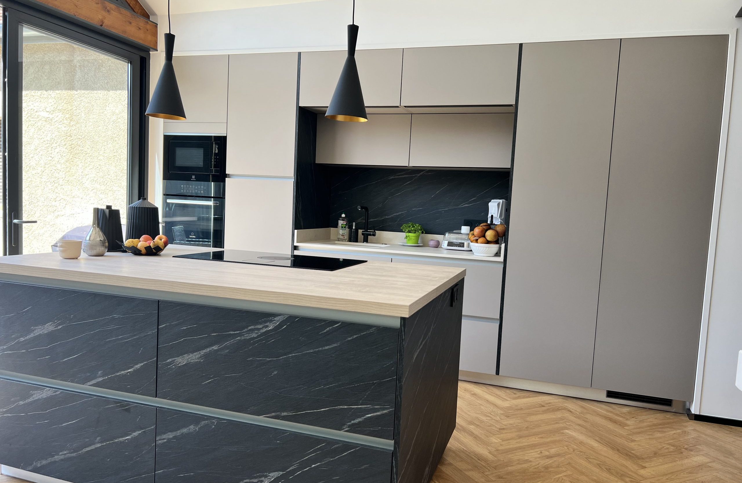 OUVERTURE TOIT SAINT JULIEN LES METZ rénovation loft coin cuisine et salle à manger